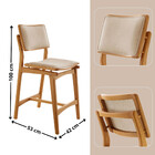 Conjunto Com 2 Banquetas Eva Moderna