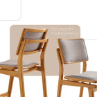 Conjunto Com 2 Banquetas Eva Moderna