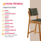 Conjunto Com 2 Banquetas Eva Moderna