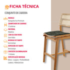Conjunto Com 2 Banquetas Eva Premium