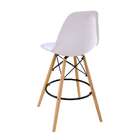 Conjunto Com 2 Banquetas Fixas Eiffel Branca