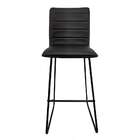 Conjunto Com 2 Banquetas Fixas Marilyn Preto