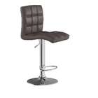 Conjunto Com 2 Banquetas Giratórias Fiern Marrom Escuro