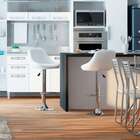 Conjunto Com 2 Banquetas Giratórias Milano Branco