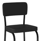 Conjunto Com 2 Banquetas Vintage Preto