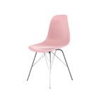 Conjunto Com 2 Cadeira Para Escritório Eames Pp Tower  Rosa