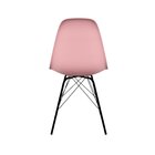 Conjunto Com 2 Cadeira Para Escritório Eames Pp Tower  Rosa