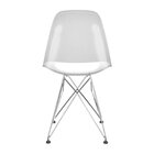 Conjunto Com 2 Cadeira Para Sala De Jantar Eames Pc Eiffel Tr