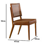 Conjunto Com 2 Cadeiras Aila Mobillare