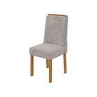 Conjunto Com 2 Cadeiras Astrid Linho Rústico E Amêndoa Clean