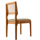 Conjunto Com 2 Cadeiras Bali Em Madeira Maciça Para Sala De J