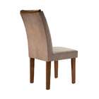 Conjunto Com 2 Cadeiras Belle Chocolate E Pena