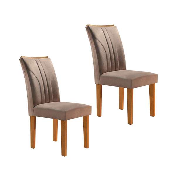 Conjunto Com 2 Cadeiras Belle Ypê E Pena