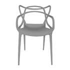 Conjunto Com 2 Cadeiras Berrini Cinza