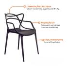 Conjunto Com 2 Cadeiras Berrini Cinza