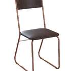 Conjunto Com 2 Cadeiras Byron Tabaco E Cobre