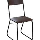 Conjunto Com 2 Cadeiras Byron Tabaco E Preto