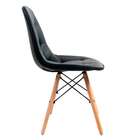 Conjunto Com 2 Cadeiras Charles Eames Botonê Preto