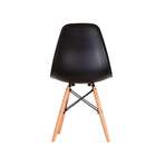 Conjunto Com 2 Cadeiras Charles Eames I Preto
