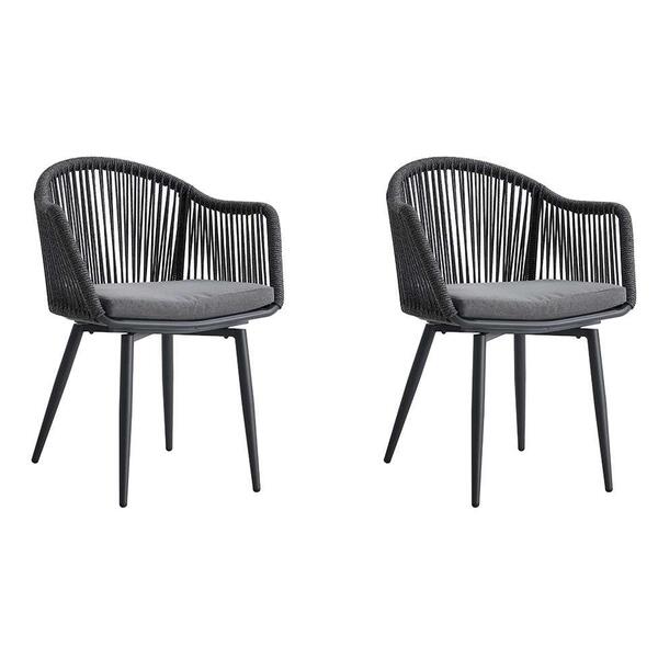 Conjunto Com 2 Cadeiras Claire Cinza