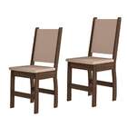 Conjunto Com 2 Cadeiras Clara Amêndoa E Savana