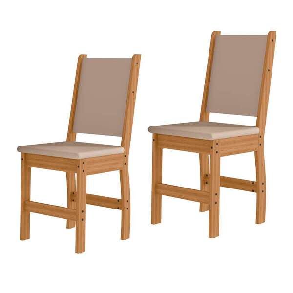 Conjunto Com 2 Cadeiras Clara Freijó E Savana