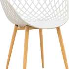 Conjunto Com 2 Cadeiras Clarice Branco