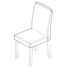 Conjunto Com 2 Cadeiras Clarice Wood Linho Bege E Madeira