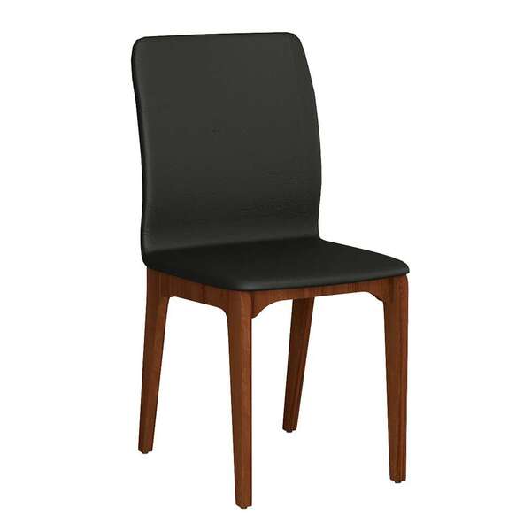 Conjunto Com 2 Cadeiras Darwin Preto E Café