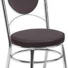 Conjunto Com 2 Cadeiras De Cozinha Camberra Marrom