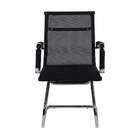 Conjunto Com 2 Cadeiras De Escritório Secretária Milão I Preto