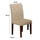 Conjunto Com 2 Cadeiras De Jantar Ane Turim Castor