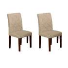 Conjunto Com 2 Cadeiras De Jantar Ane Turim Castor