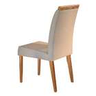 Conjunto Com 2 Cadeiras De Jantar Ciana Creme