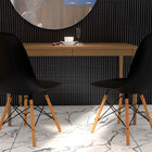 Conjunto Com 2 Cadeiras De Jantar Eames Ajl Design Moderno Pa