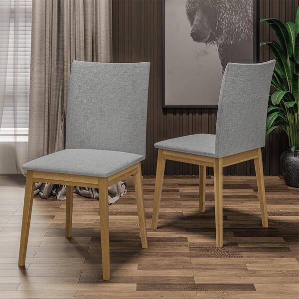 Conjunto Com 2 Cadeiras De Jantar Linho Multimóveis Cr50038