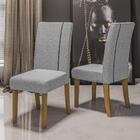 Conjunto Com 2 Cadeiras De Jantar Linho Multimóveis Cr50042