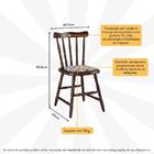 Conjunto Com 2 Cadeiras De Jantar Madeira Maciça Com Estofado