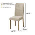 Conjunto Com 2 Cadeiras De Jantar Multimóveis Cr50037