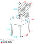 Conjunto Com 2 Cadeiras De Jantar Multimóveis Cr50039