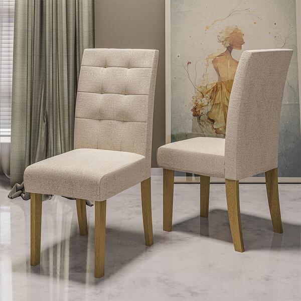 Conjunto Com 2 Cadeiras De Jantar Multimóveis Cr50040