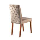 Conjunto Com 2 Cadeiras De Jantar Tália I Creme