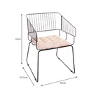 Conjunto Com 2 Cadeiras Decorativas Aramada Country