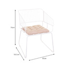 Conjunto Com 2 Cadeiras Decorativas Aramada Country