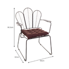 Conjunto Com 2 Cadeiras Decorativas Aramada Tree