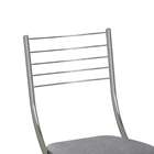 Conjunto Com 2 Cadeiras Devon Cinza E Cromado