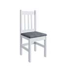 Conjunto Com 2 Cadeiras Di Marzio Branca E Cinza