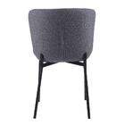 Conjunto Com 2 Cadeiras Dorothy Cinza Escuro