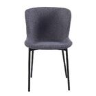 Conjunto Com 2 Cadeiras Dorothy Cinza Escuro