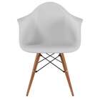 Conjunto Com 2 Cadeiras Dover Com Braço Branco